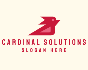 Cardinal - Avian Cardinal Bird logo design