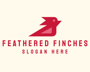 Avian Cardinal Bird  logo design