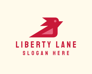 Freedom - Avian Cardinal Bird logo design