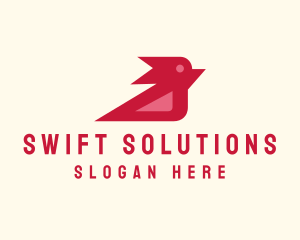 Swift - Avian Cardinal Bird logo design