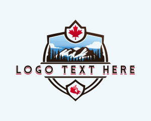 Map - Canada Nature Park logo design