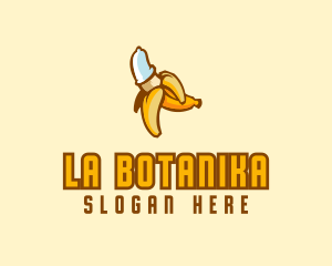 Naughty Condom Banana Logo