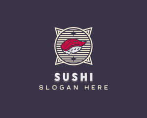 Sushi Dining Cuisine logo design