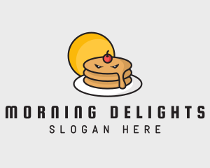 Breakfast - Angry Pancake Breakfast logo design