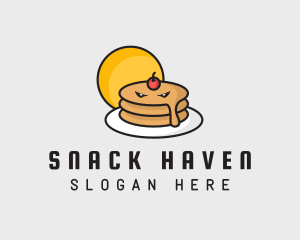 Angry Pancake Meal logo design