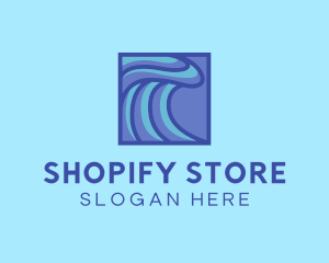 Ecommerce - Surfing Water Wave logo design