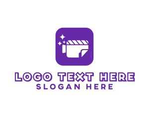 Movie - Creative Video Camera logo design