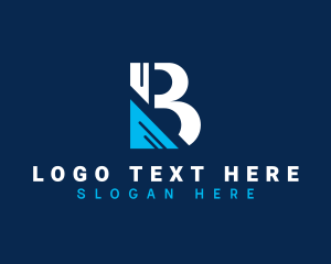 Blueprint - Modern Business Firm Letter B logo design