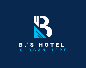 Modern Business Firm Letter B logo design