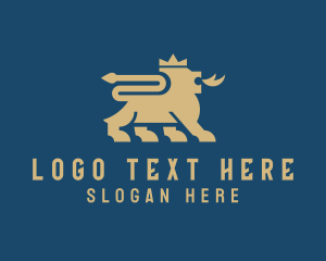 Sigil - Medieval Royal Chimera logo design