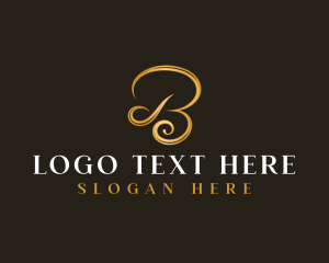Spa - Luxury Boutique Letter B logo design