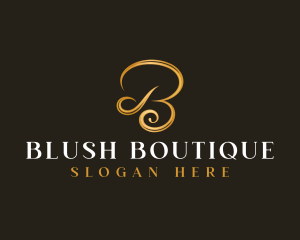 Luxury Boutique Letter B logo design