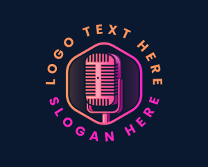 Podcast Media Streaming Logo