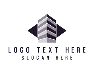 Contractor - Business Office Tower Building logo design
