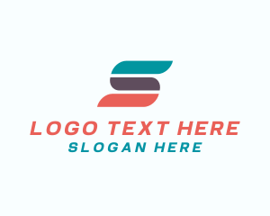 Delivery - Business Tech Stripes Letter S logo design