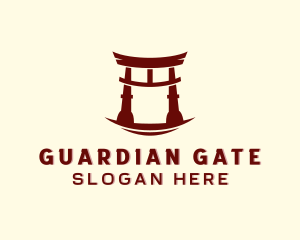 Gate - Torii Gate Architecture logo design