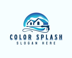 Residential Cleaning Pressure Washer logo design