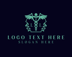 Caduceus - Hospital Clinic Doctor logo design