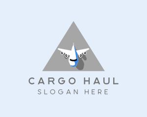 Cargo Airplane Aviation logo design