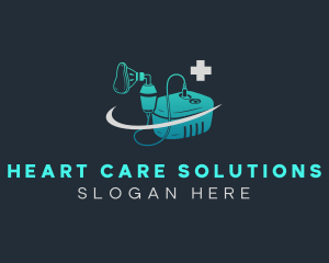 Medical Nebulizer Breather logo design