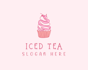 Pastry Cupcake Dessert logo design