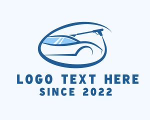 Car - Car Cleaning Hose logo design