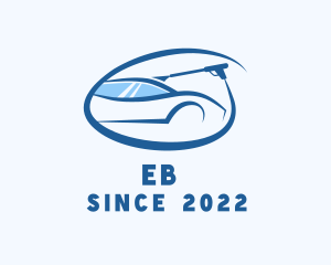 Blue - Car Cleaning Hose logo design