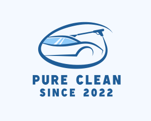 Car Cleaning Hose  logo design