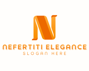 Creative Business Letter N logo design