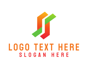 Company - Modern Tech Letter S logo design