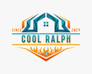 Cooling Temperature Ventilation logo design