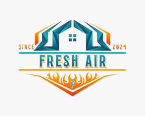 Cooling Temperature Ventilation logo design