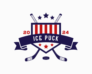 Hockey - American Hockey Sports logo design