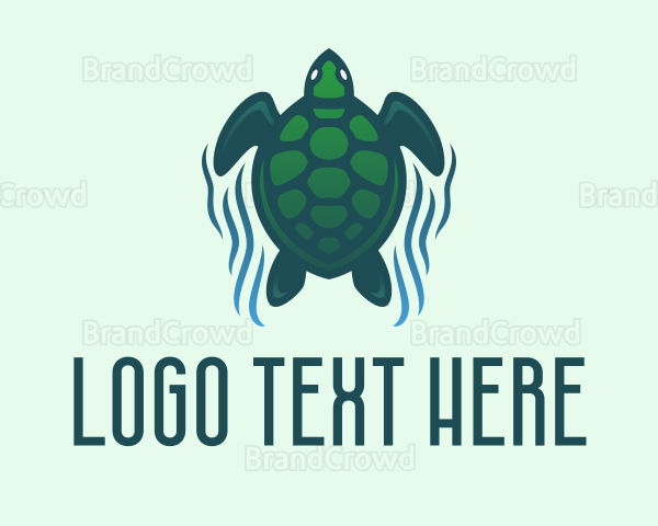 Green Sea Turtle Logo