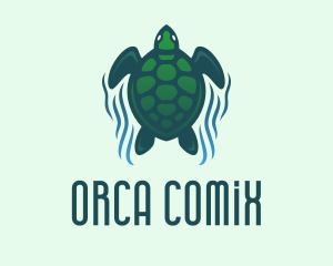 Green Sea Turtle  Logo