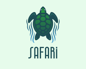 Green Sea Turtle  Logo