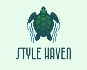 Green Sea Turtle  Logo