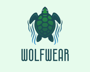 Green Sea Turtle  Logo