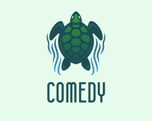 Green Sea Turtle  Logo