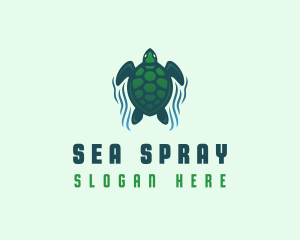 Green Sea Turtle  logo design