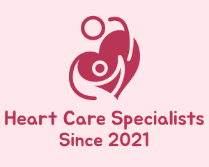 Cardiologist - Lovely Couple Heart logo design