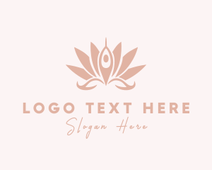 Natural - Lotus Spa Relaxation logo design