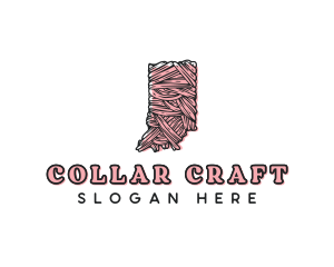 Craft Yarn Indiana logo design