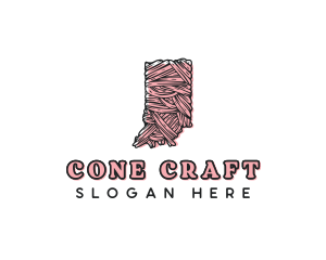 Craft Yarn Indiana logo design