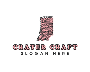 Craft Yarn Indiana logo design