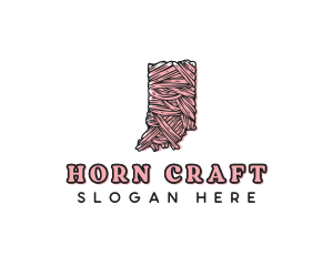 Craft Yarn Indiana logo design