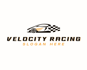 Auto Supercar Racing  logo design