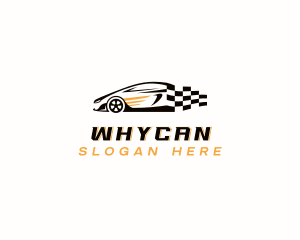 Racecar - Auto Supercar Racing logo design