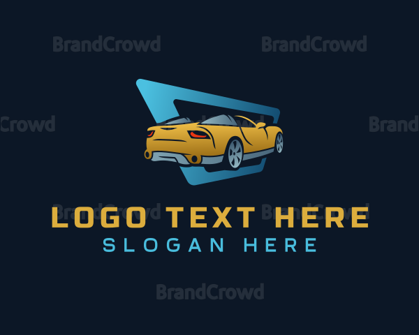 Racing Car Vehicle Logo