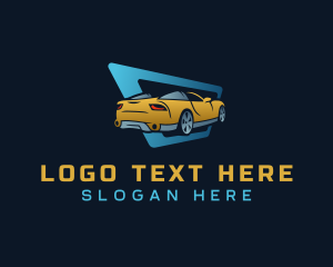 Drag Racing - Racing Car Vehicle logo design